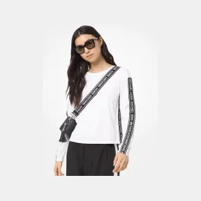 迈克高仕/Michael Kors 品牌 Logo 混纺上衣 MS95M876TF100