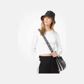 迈克高仕/Michael Kors 罗纹长袖圆领上衣 MS96NVS5ZV100