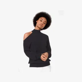 迈克高仕/Michael Kors 长袖圆领露肩上衣 MS96NW44VE001