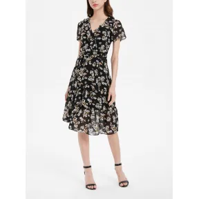 迈克高仕/Michael Kors 印花 V 领连衣裙 MS98YFSAXS335