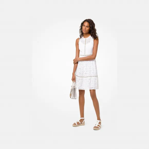 迈克高仕/Michael Kors 蕾丝无袖连衣裙 MS98YR6B0Y100