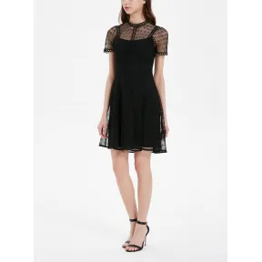 迈克高仕/Michael Kors 蕾丝镂空设计连衣裙 MS98YRXB1W001