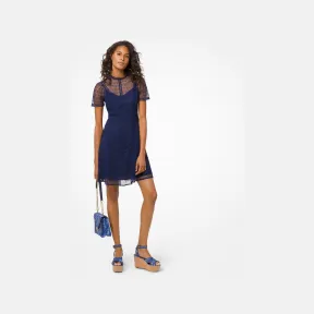 迈克高仕/Michael Kors 蕾丝镂空设计连衣裙 MS98YRXB1W456