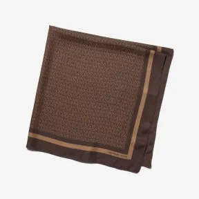 迈克高仕/Michael Kors 标志印花真丝斜纹围巾 MU00B1WG2N-0201