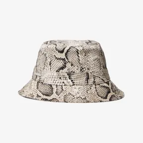 迈克高仕/Michael Kors 蛇纹弹力棉质渔夫帽 MU100014BG-0178