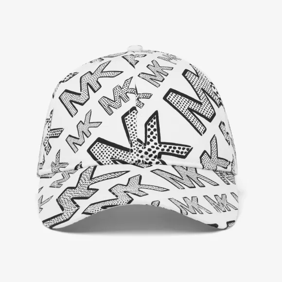 迈克高仕/Michael Kors 女士 经典印花鸭舌帽 MU100043RZ001