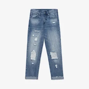 迈克高仕/Michael Kors 女士 破洞牛仔裤 MU1900XFAU970