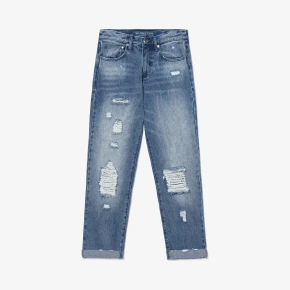 迈克高仕/Michael Kors 女士 破洞牛仔裤 MU1900XFAU970
