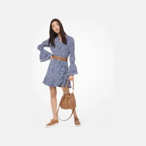 迈克高仕/Michael Kors 印花喇叭袖上衣 MU94LK8C1X998