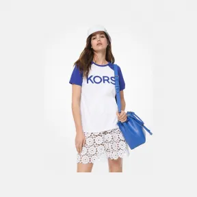 迈克高仕/Michael Kors KORS 拼色短袖 T 恤 MU95M8Y97J100
