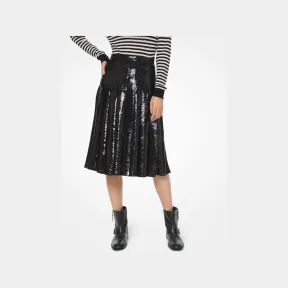 迈克高仕/Michael Kors 亮片百褶半身裙 MU97EYJ7R3001