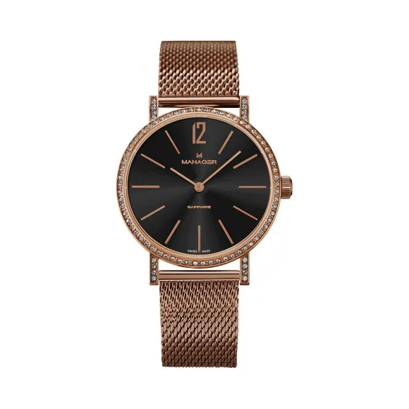 曼尼爵/Manager 316L 精钢 石英机芯 MAN-PA-02-RM