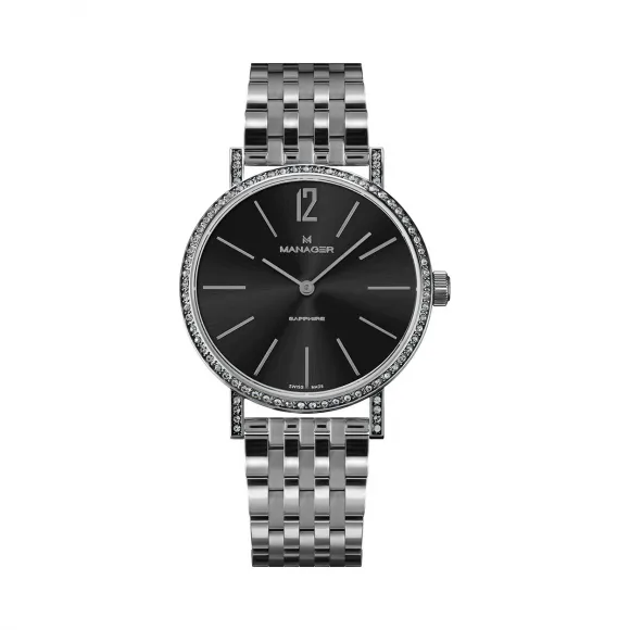 曼尼爵/Manager 316L 精钢 石英机芯 MAN-PA-02-SM