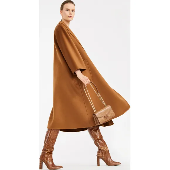 麦丝玛拉/Max Mara 烟灰色 大衣 1016049906003