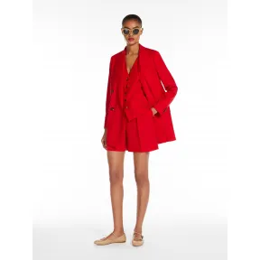 麦丝玛拉/Max Mara [Zueye] 纯羊毛帆布马甲 1156014106003