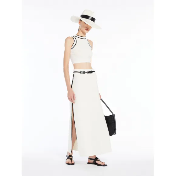 麦丝玛拉/Max Mara [Ruggero] 抛光棉质短款上衣 1361064206007