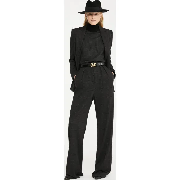 麦丝玛拉/Max Mara 深灰色 直筒裤 1786039306001