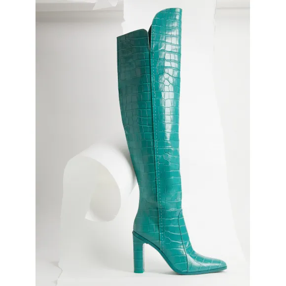 麦丝玛拉/Max Mara 绿松石 高筒靴 4796019406010