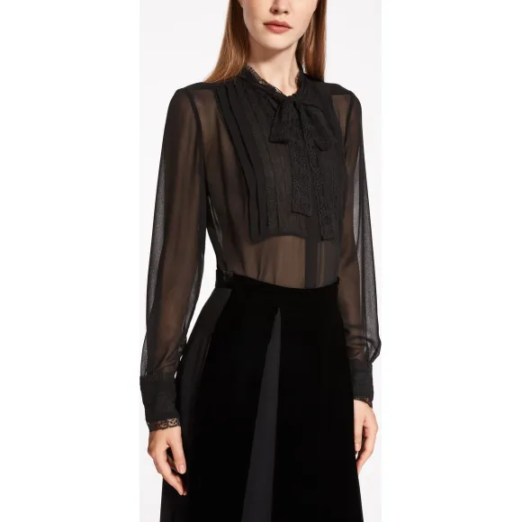 麦丝玛拉/Max Mara 黑色 衬衫 6116036306001