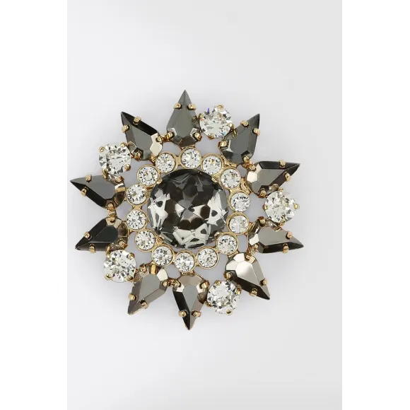 麦丝玛拉/Max Mara 深灰色 胸针 8756016606003