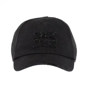 缪缪/Miu Miu 黑色 丹宁棒球帽 5HC179-2CL4-F0002