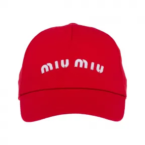 缪缪/Miu Miu 钻孔棒球帽 5HC179-2DXI-F0976