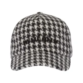 缪缪/Miu Miu 黑色 设得兰羊毛棒球帽 5HC179-2F6M-F0002