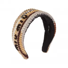 缪缪/Miu Miu 中性色 钩针编织发箍 5IH036-2F46-F0018