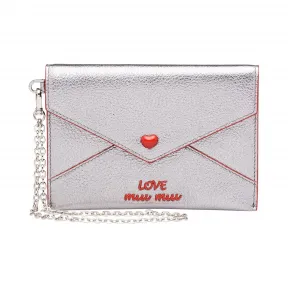 缪缪/Miu Miu Love标识皮革信封包 5MF001_2BC3_F0135