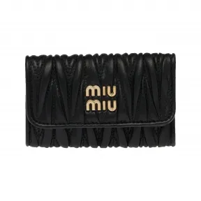 缪缪/Miu Miu Matelassé Nappa 皮革钥匙包 5PG222-2FPP-F0002