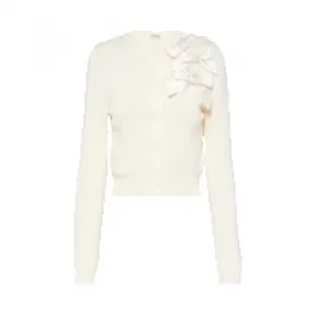 缪缪/Miu Miu 刺绣羊绒开衫 MMF451-1JX7-F0AQ1