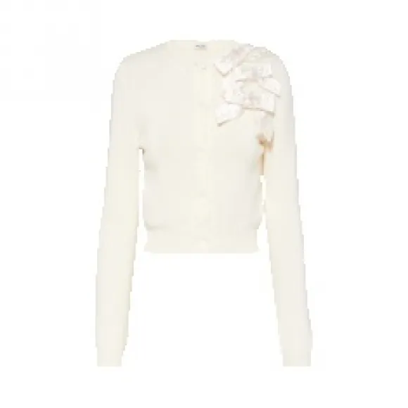 缪缪/Miu Miu 刺绣羊绒开衫 MMF451-1JX7-F0AQ1