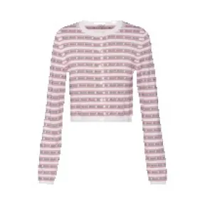 缪缪/Miu Miu 羊绒和丝质开衫 MMF568-10CV-F0009