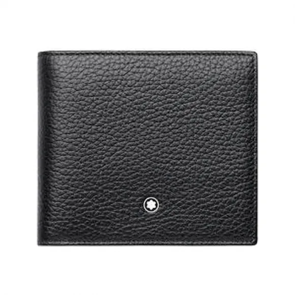 万宝龙/Montblanc Meisterstuck 软粒面皮革钱包 配零钱包 U0113306