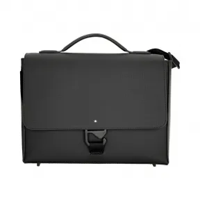 万宝龙/Montblanc 黑色 皮革 手提包 U0123930