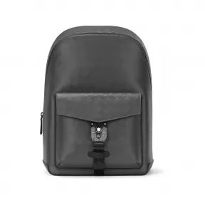 万宝龙/Montblanc MB130246-全新万宝龙风尚3.0系列M扣双肩包 典雅灰