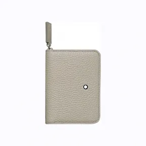 万宝龙/Montblanc 大班软皮粒纹系列小号拉链零钱包 U0113010