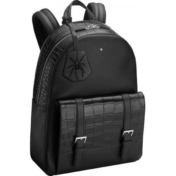 万宝龙/Montblanc 大班软皮粒纹系列大号双肩包 U0118750