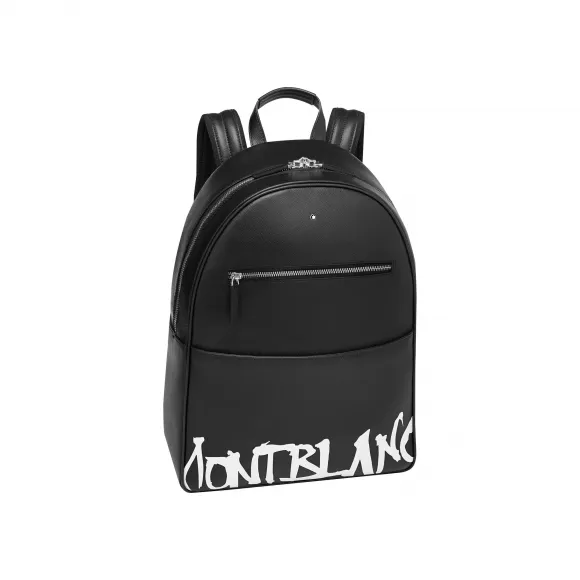 万宝龙/Montblanc 匠心系列大号圆拱背包，饰有书法字体图案 U0124137