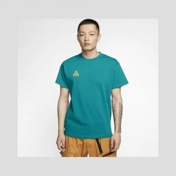 耐克/Nike 亮杉木绿/大学金 Logo 男子T恤 BQ7343-379