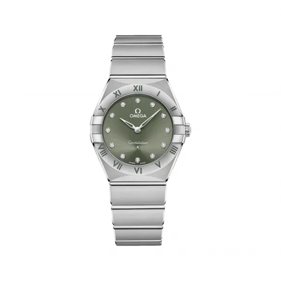 欧米茄/Omega 星座系列 28MM 精钢 石英机芯 女表 131.10.28.60.60.001