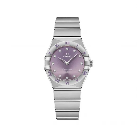 欧米茄/Omega 星座系列 28MM 精钢 石英机芯 女表 131.10.28.60.60.002