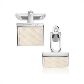 欧米茄/Omega 不锈钢与原色橡胶: 袖扣 C92STA0509805