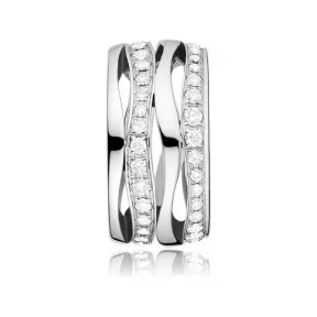 欧米茄/Omega 白色18K金，镶嵌钻石: Ladymatic 吊坠 - P604BC0100105