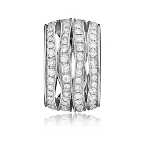 欧米茄/Omega 白色18K金，镶嵌钻石: Ladymatic 吊坠 - P604BC0200105