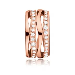 欧米茄/Omega 18K红金，镶嵌钻石: Ladymatic 吊坠 - P604BG0100105