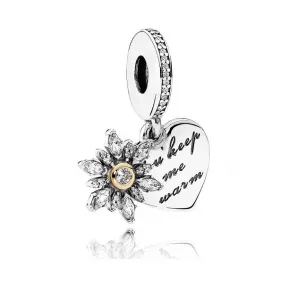 潘多拉/Pandora 雪花和心形925银吊饰792012CZ