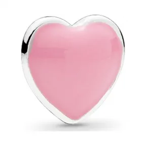 潘多拉/Pandora Pink Heart Petite Locket Charm, Pink Enamel 792169EN