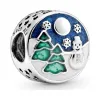 潘多拉/Pandora 飘雪奇境925银 珐琅串饰796384ENMX