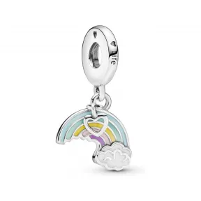 潘多拉/Pandora Rainbow of Love Dangle Charm, Mixed Enamel 797016ENM